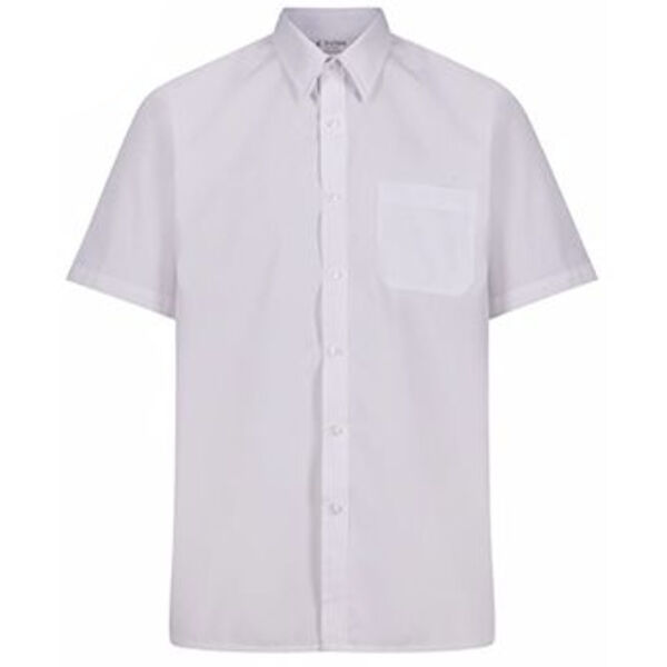 tph - Short Sleeve Non Iron Polycotton Shirts - Twin Pack -junior Thumbnail